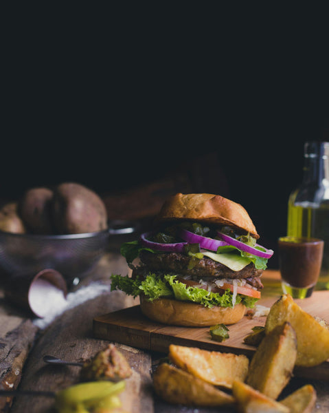 Classic Grilled Bison Burgers